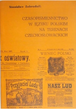 Czasopismiennictwo w języku polskim na terenach Czechosłowackich
