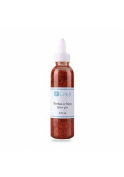 Brokat w kleju czerwony 120ml