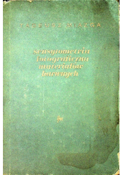 Sensytometria fotograficzna materiałów barwnych