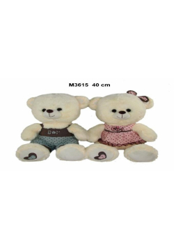 Miś w ubranku 40cm MIX