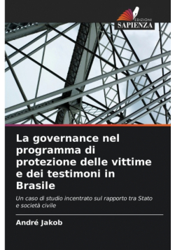 La governance nel programma di protezione delle vittime e dei testimoni in Brasile
