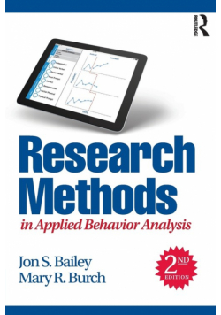 Research Methods in Applied Behavior Analysis