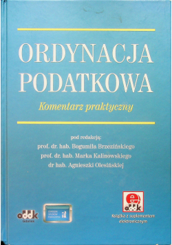 Ordynacja podatkowa komentarz praktyczny