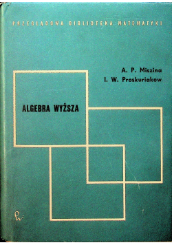 Algebra Wyższa