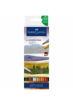 Pisak akwarelowy Goldfaber Aqua tuscany 6szt