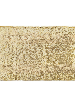 Bieżnik cekinowy złoty 0,3x5m