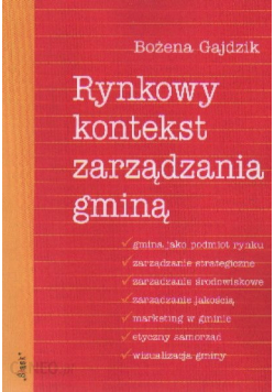 Rynkowy kontekst zarządzania gminą