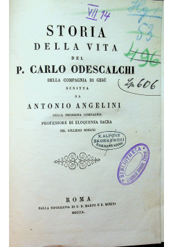 Storia Della Vita 1850 r.
