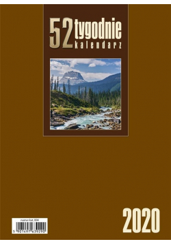 Kalendarz 2020 Biurkowy - 52T brązowy CRUX