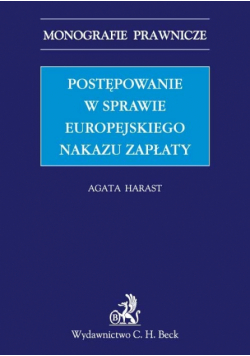 Postępowanie w sprawie europejskiego nakazu zapłaty
