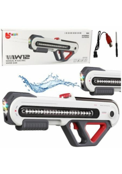 Karabin W12 elektryczny na wodę LED biały 60cm