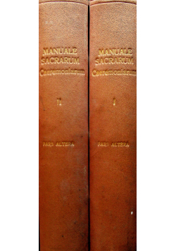 Manuale Sacrarum Caeremoniarum 2 tomy około 1915 r