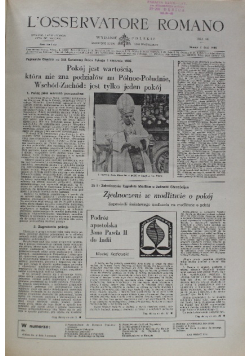 L'osservatore Romano Nr 1 do 12 / 86