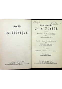 Leben und Lehre Jesu Christi 1904 r