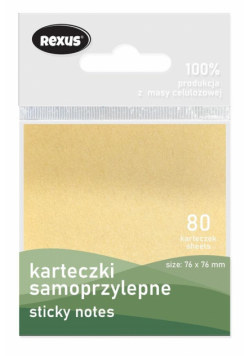 Karteczki samoprzylepne Eco 76x76mm 80szt.