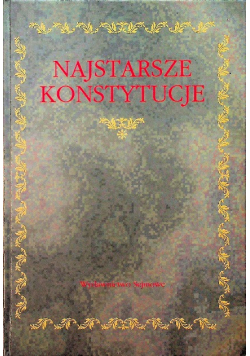 Najstarsze Konstytucje