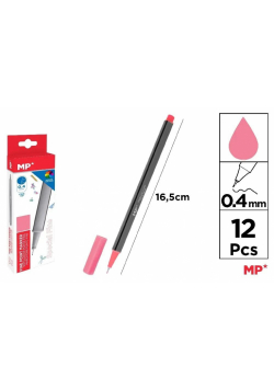 Cienkopis 0.4mm różowy (12szt)