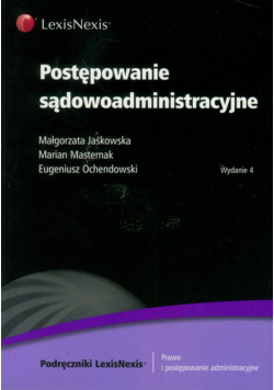 Ochendowski Eugeniusz - Postępowanie sądowoadministracyjne