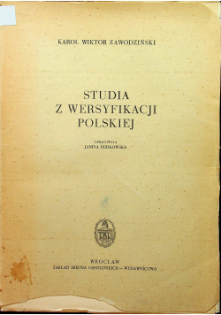 Studia z wersyfikacji polskiej