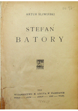 Stefan Batory 1922 r