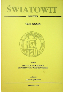 Światowit rocznik Tom XXXIX