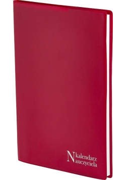 Kalendarz Nauczyciela B6 2019/2020 tyg.PCV Bordo