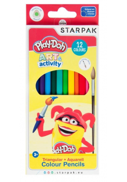Kredki akwarelowe 12 kolorów Play-Doh