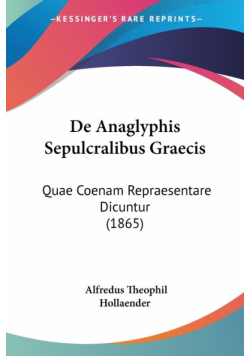 De Anaglyphis Sepulcralibus Graecis