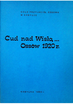 Cud nad Wisłą Ossów 1920 r