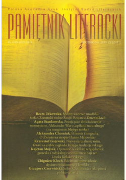 Pamiętnik literacki 2/2013