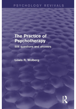 The Practice of Psychotherapy