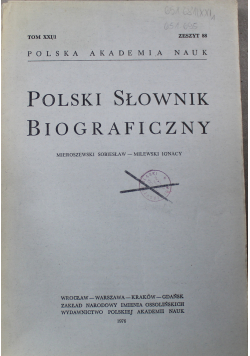Polski słownik biograficzny XXI/1 zeszyt 88