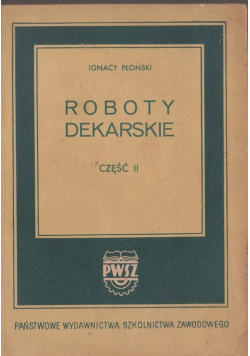 Roboty dekarskie część II