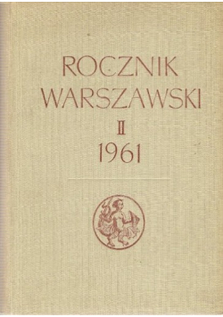 Rocznik Warszawski II 1961