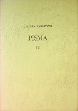 Wasiutyński Pisma Tom IV