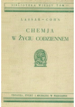 Chemja w życiu codziennem