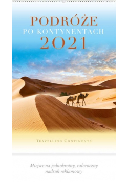 Kalendarz 2021 Reklamowy Podróże po konty. RW9