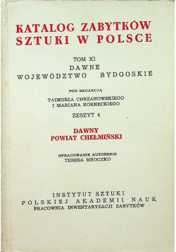 Katalog zabytków sztuki w Polsce tom III zeszyt 4