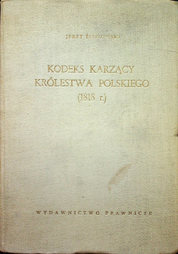 Kodeks karzący Królestwa Polskiego
