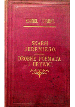 Skargi Jeremiego 1893 r.