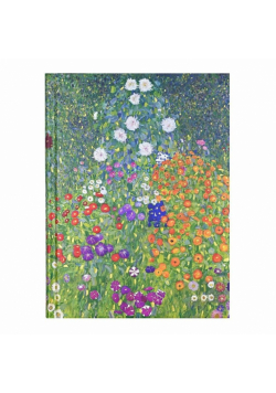 Notatnik szyty Ogród Kwiatowy G. Klimt