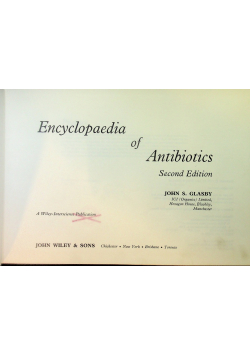 Encyclopedia of Antibiotics