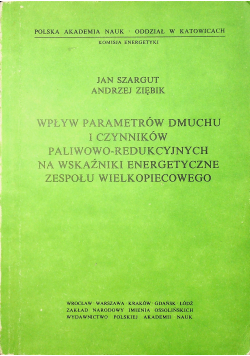 Wpływ parametrów dmuchu i czynników paliwowo-redukcyjnych na wskaźniki energetyczne zespołu wielkopiecowego