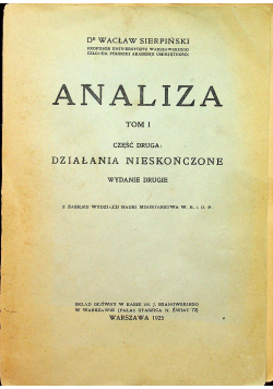 Analiza Tom I 1925 r