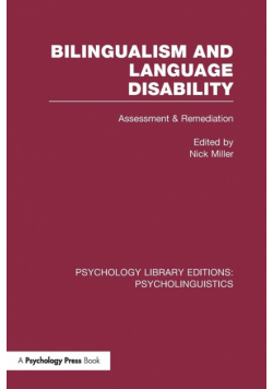 Bilingualism and Language Disability (PLE