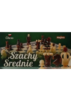 Szachy drewniane średie 31cm