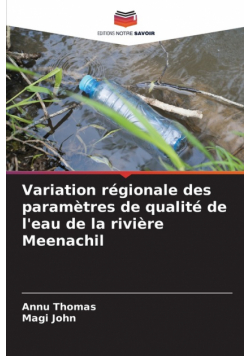 Variation régionale des paramètres de qualité de l'eau de la rivière Meenachil