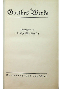 Boethes Werte