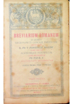 Breviarium Romanum 1914 r.
