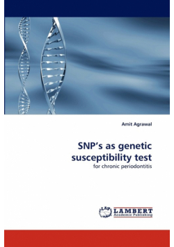 SNP's as genetic susceptibility test